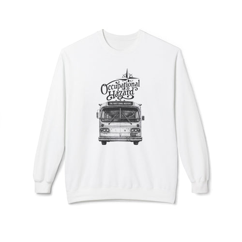 "On The Road" Tour Bus Midweight Fleece Sweatshirt