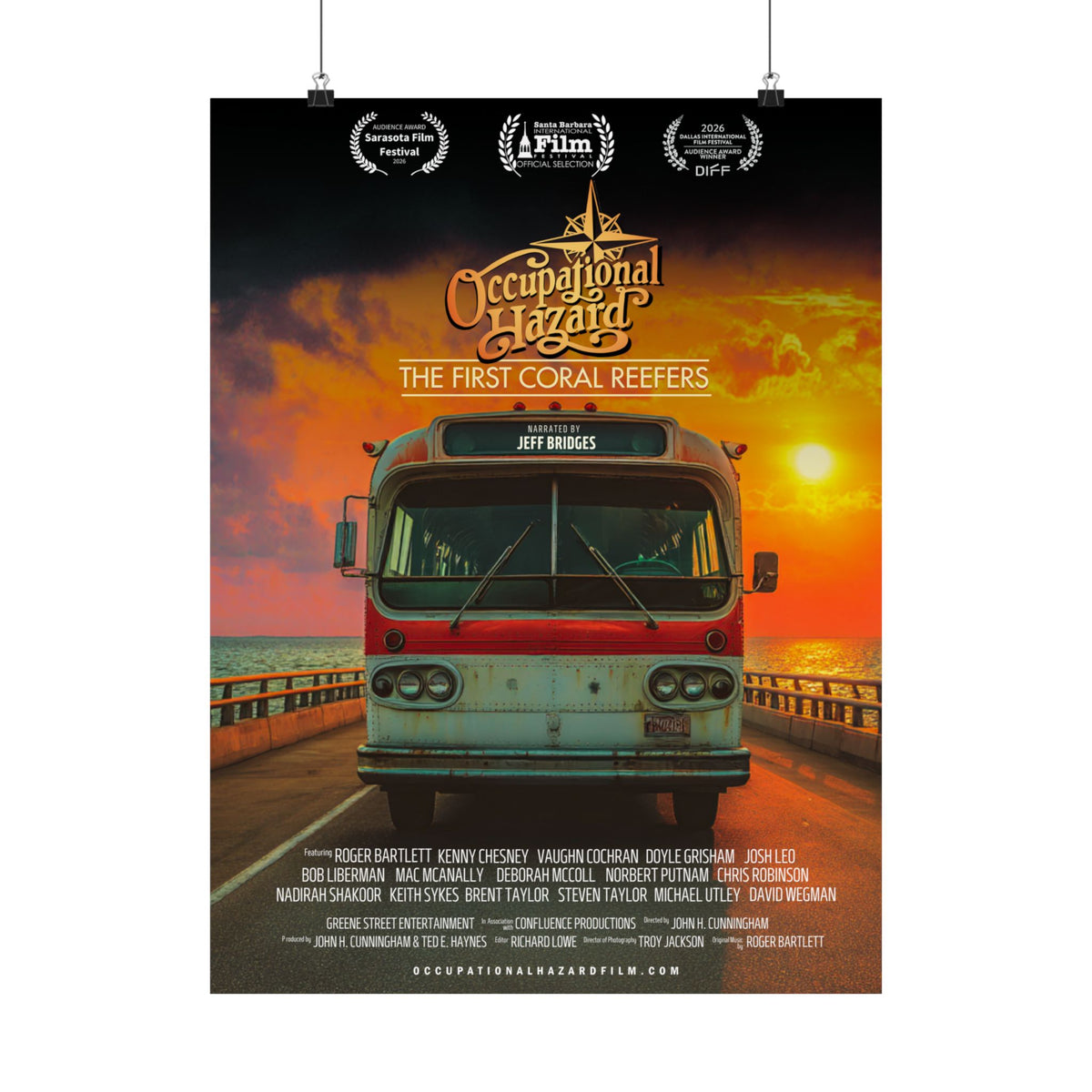 Official Theatrical Occupational Hazard: The First Coral Reefers Poster