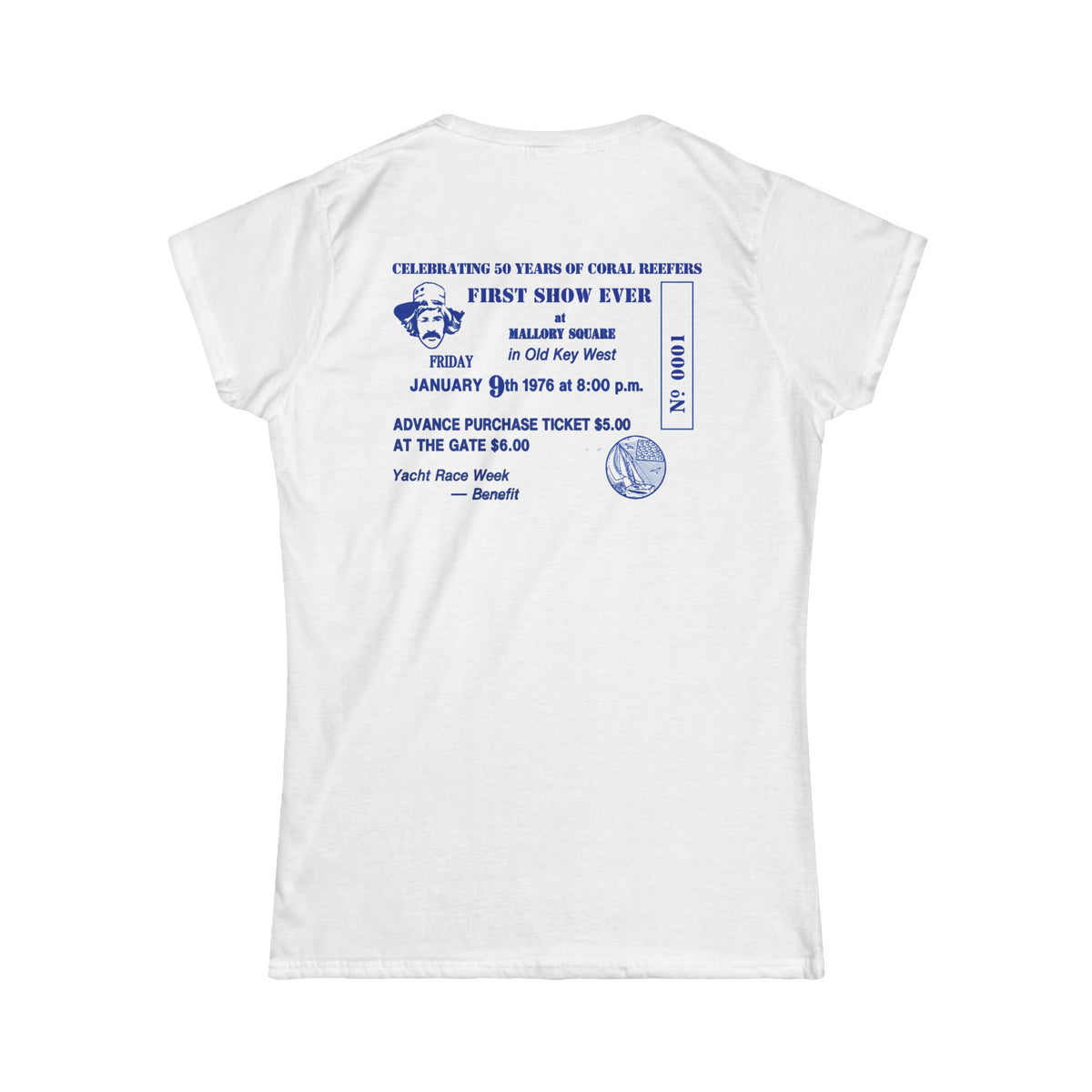 Women's Occupational Hazard: Mallory Square 1976 Commemorative Softstyle Tee